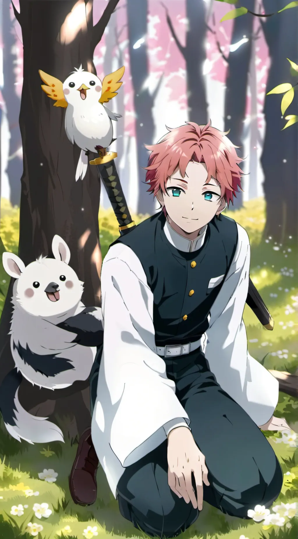 ai character: “KNY” background