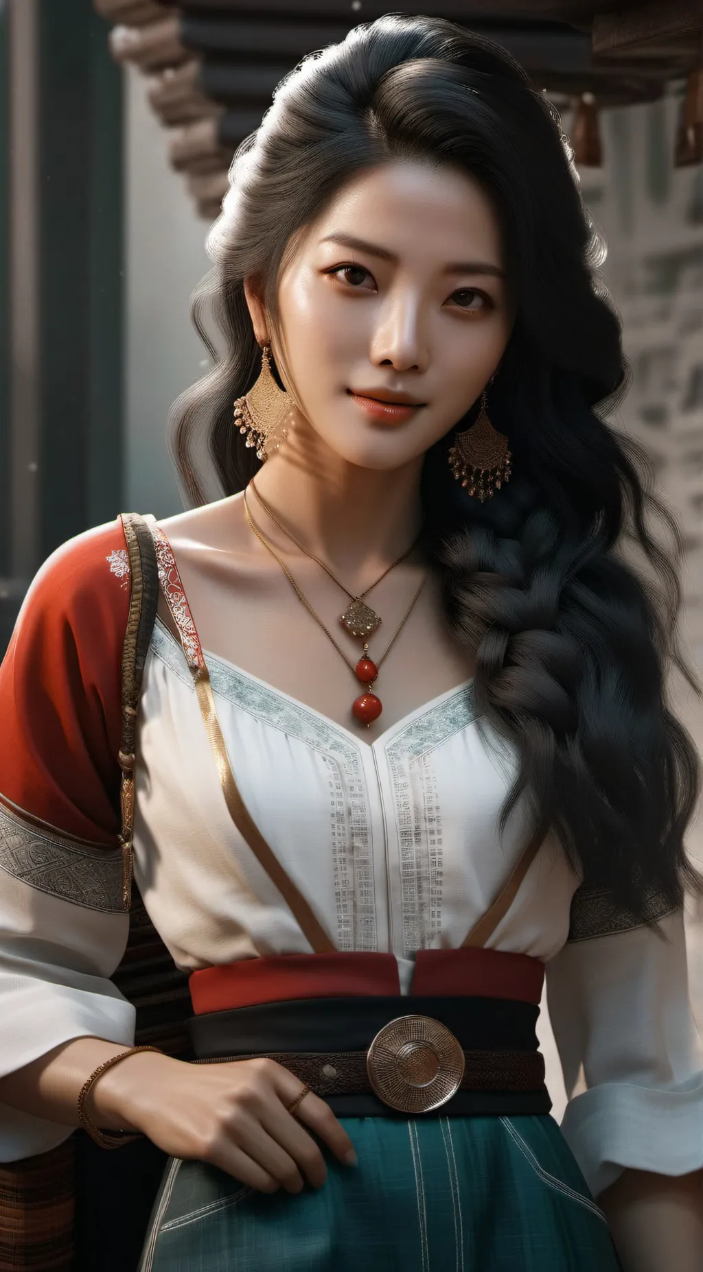 ai character: 林梦梦 background