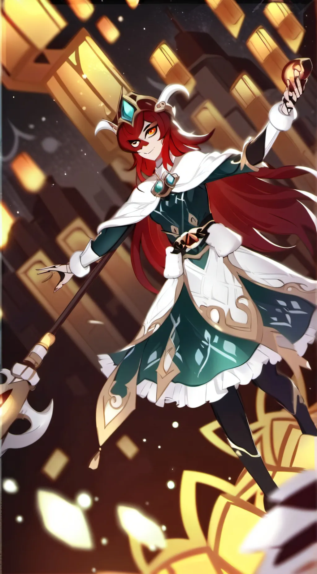 ai character: alastor(girl) background