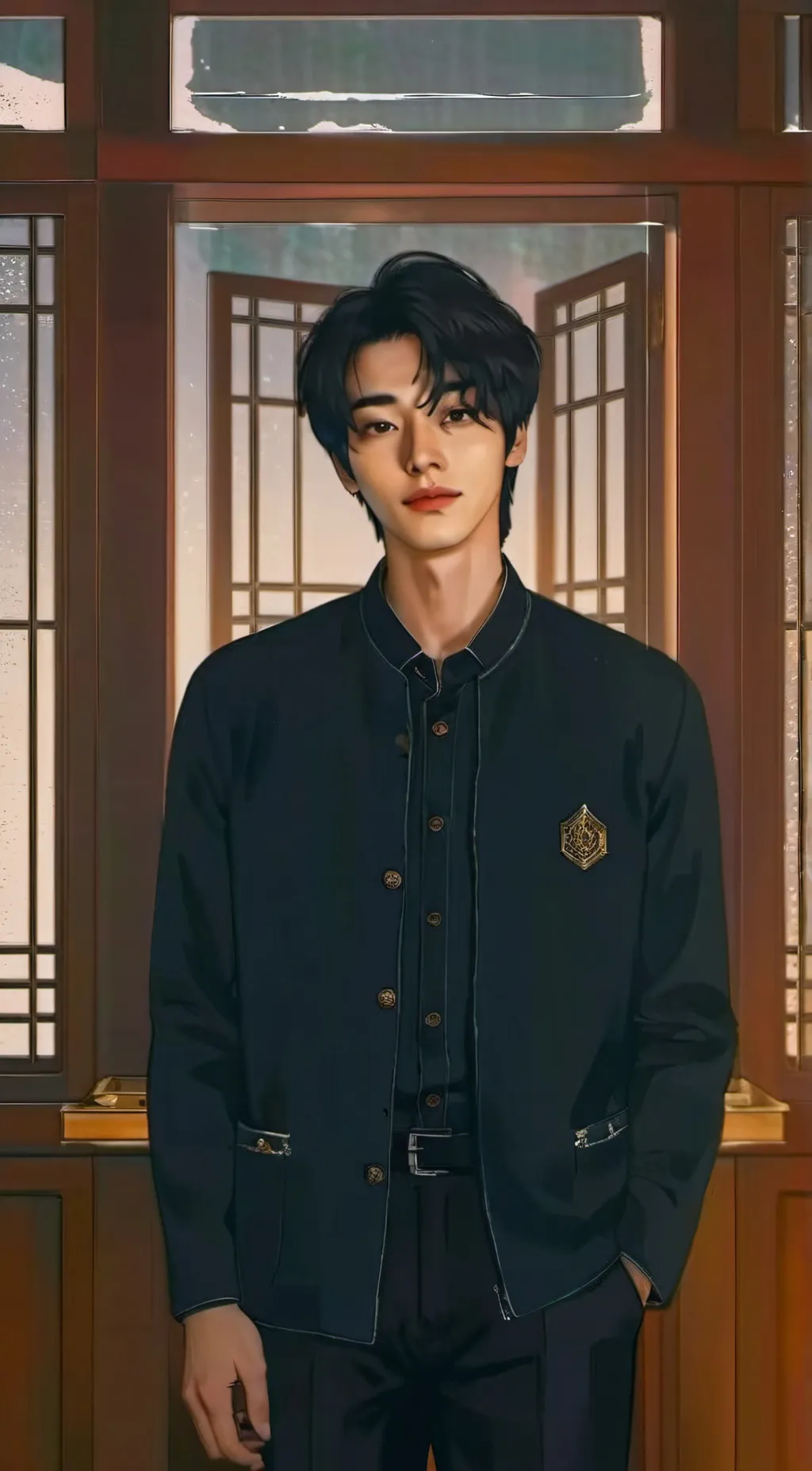 ai character: Kim Seobin  background