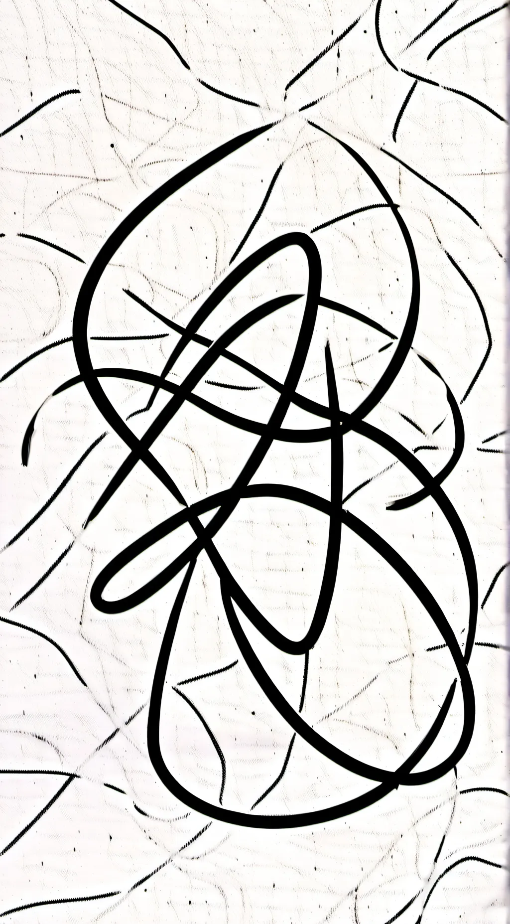 ai character: An amzing scribble background