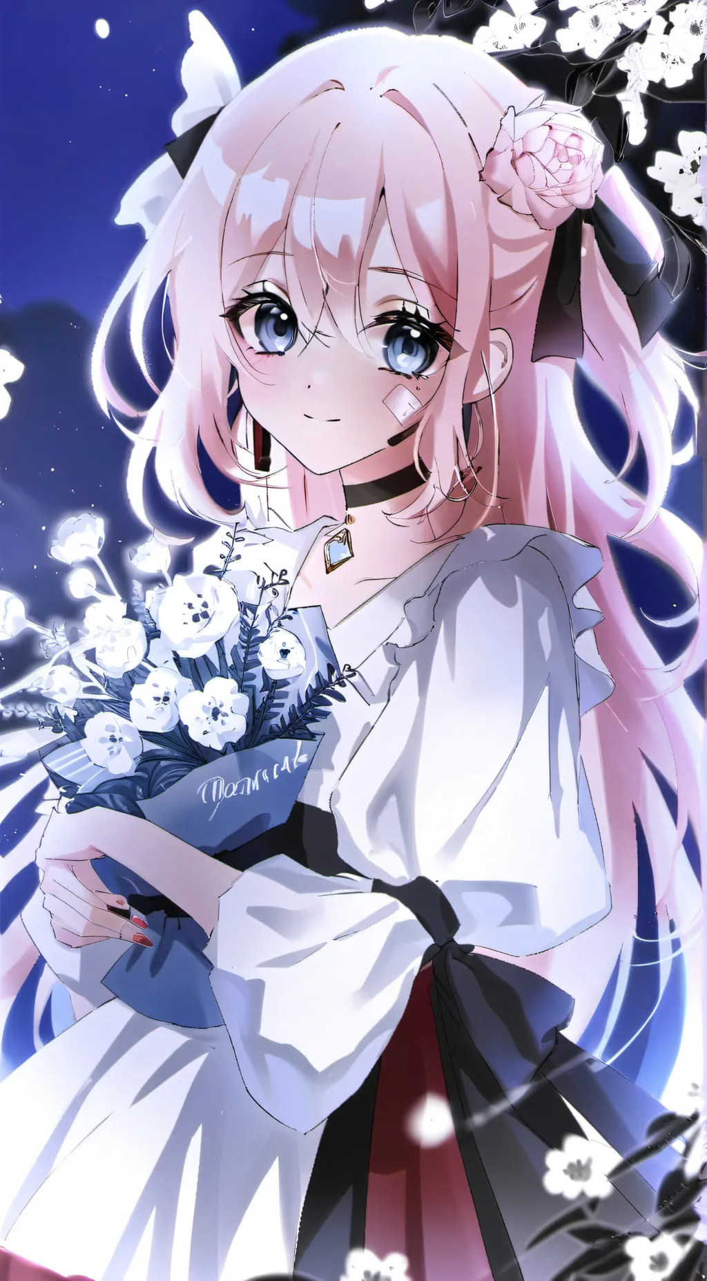 ai character: Rose background