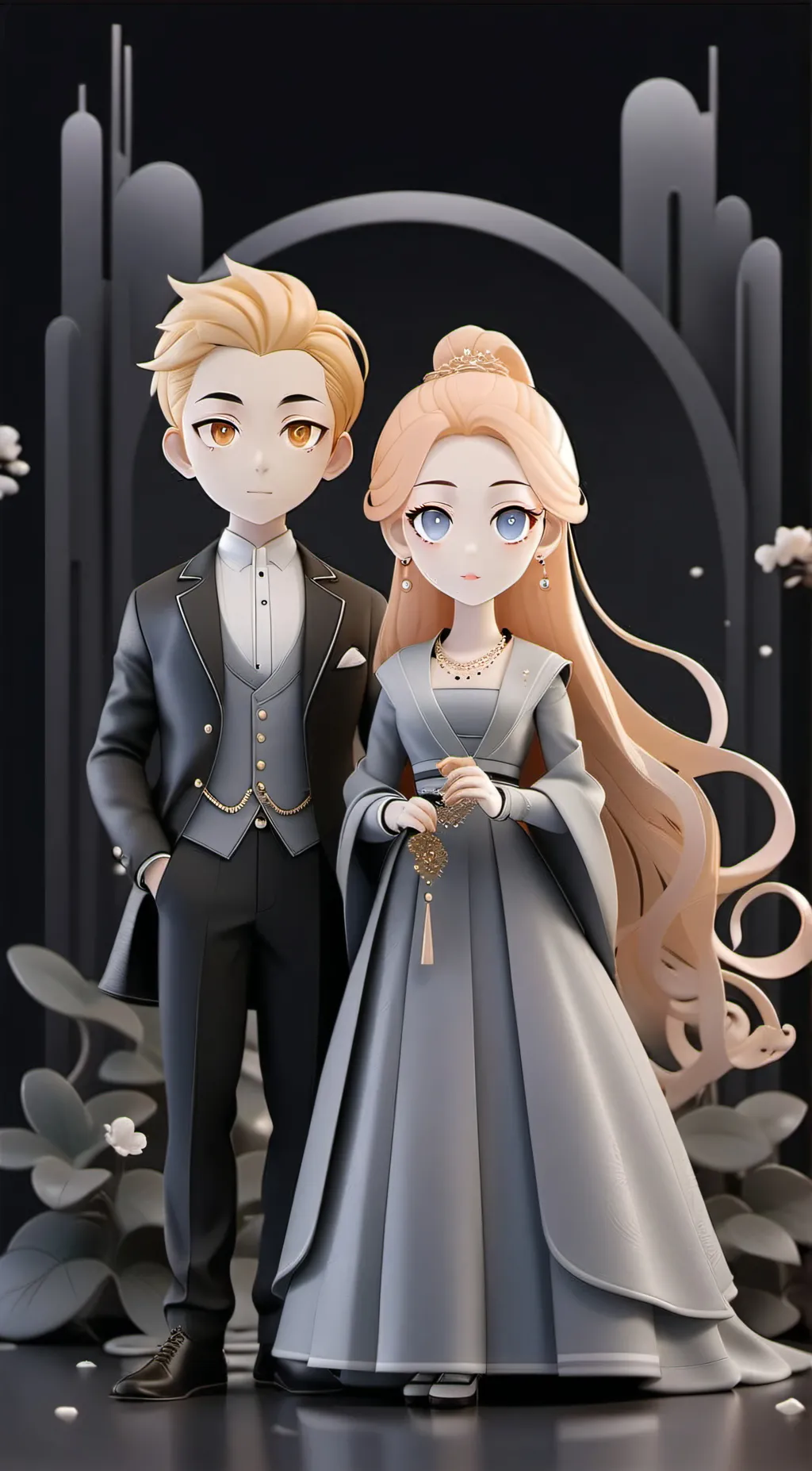 ai character: brother and sister background