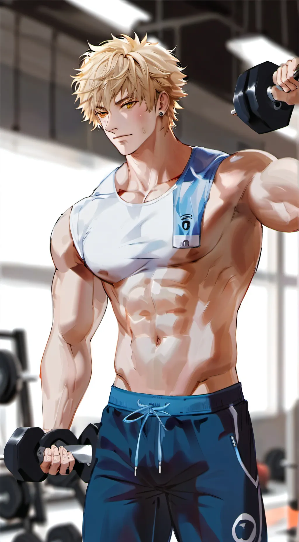 ai character: bakugo background