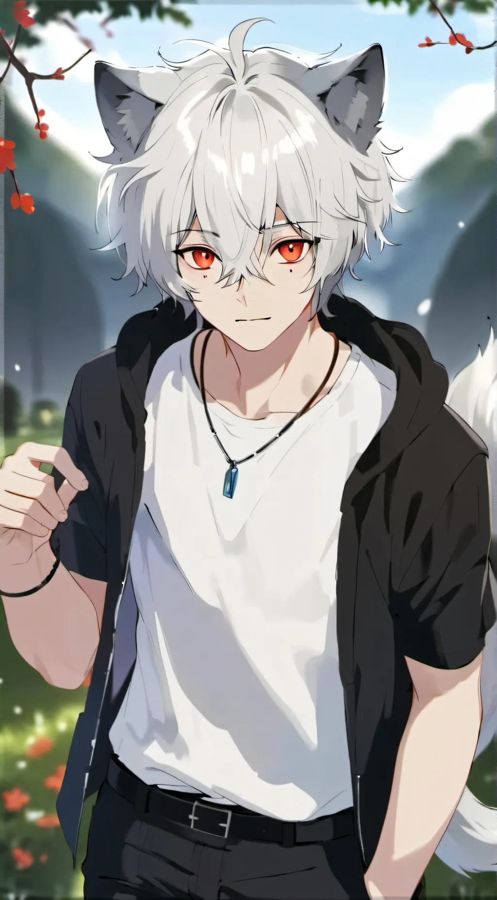 ai character: Drew background