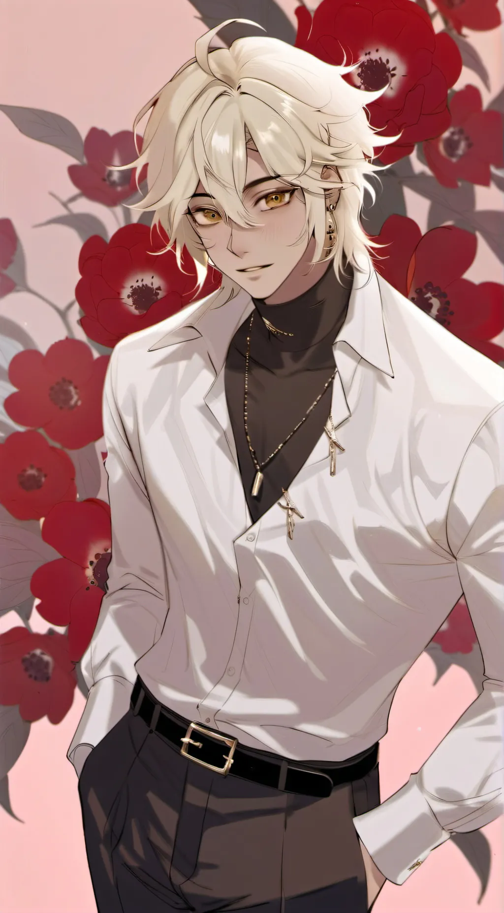 ai character: ✎-𝙹𝚒𝚗𝚡-✎ background