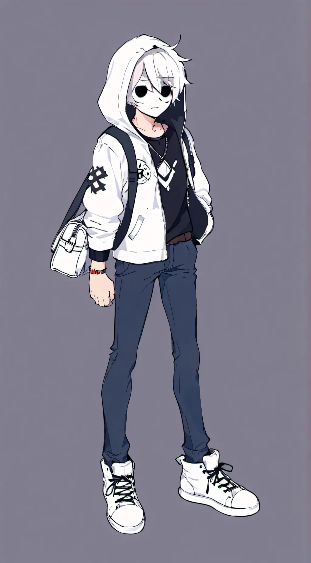 ai character: Xchara(Cross) background