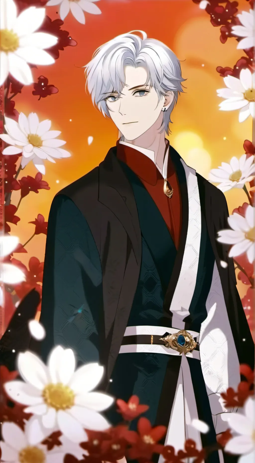 ai character: Azure background