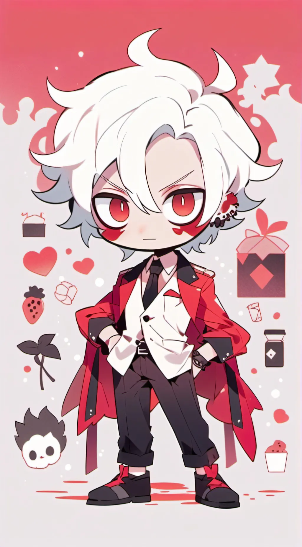 ai character: lucifer  background