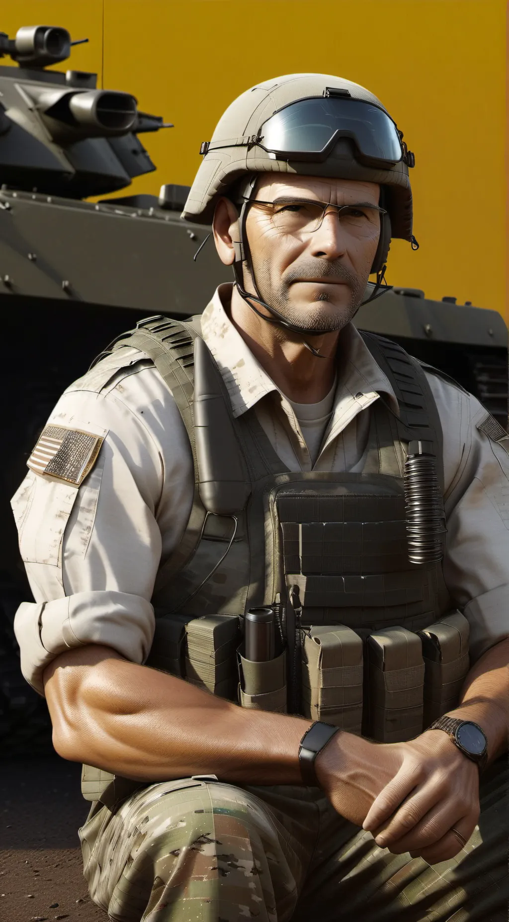 ai character: wardog background