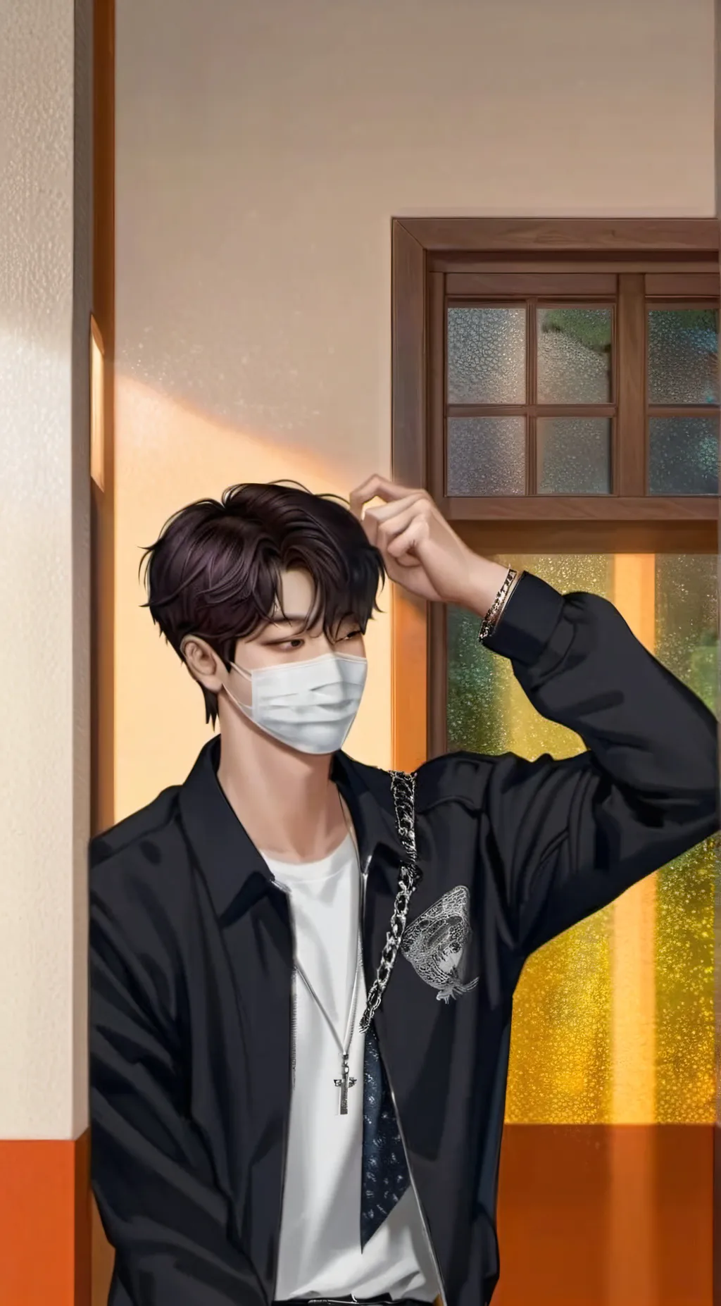 ai character: HAN JISUNG background