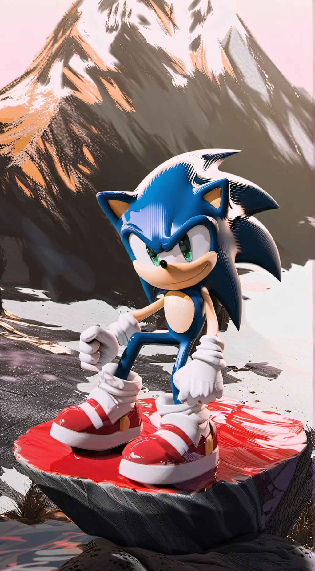 ai character: Sonic background