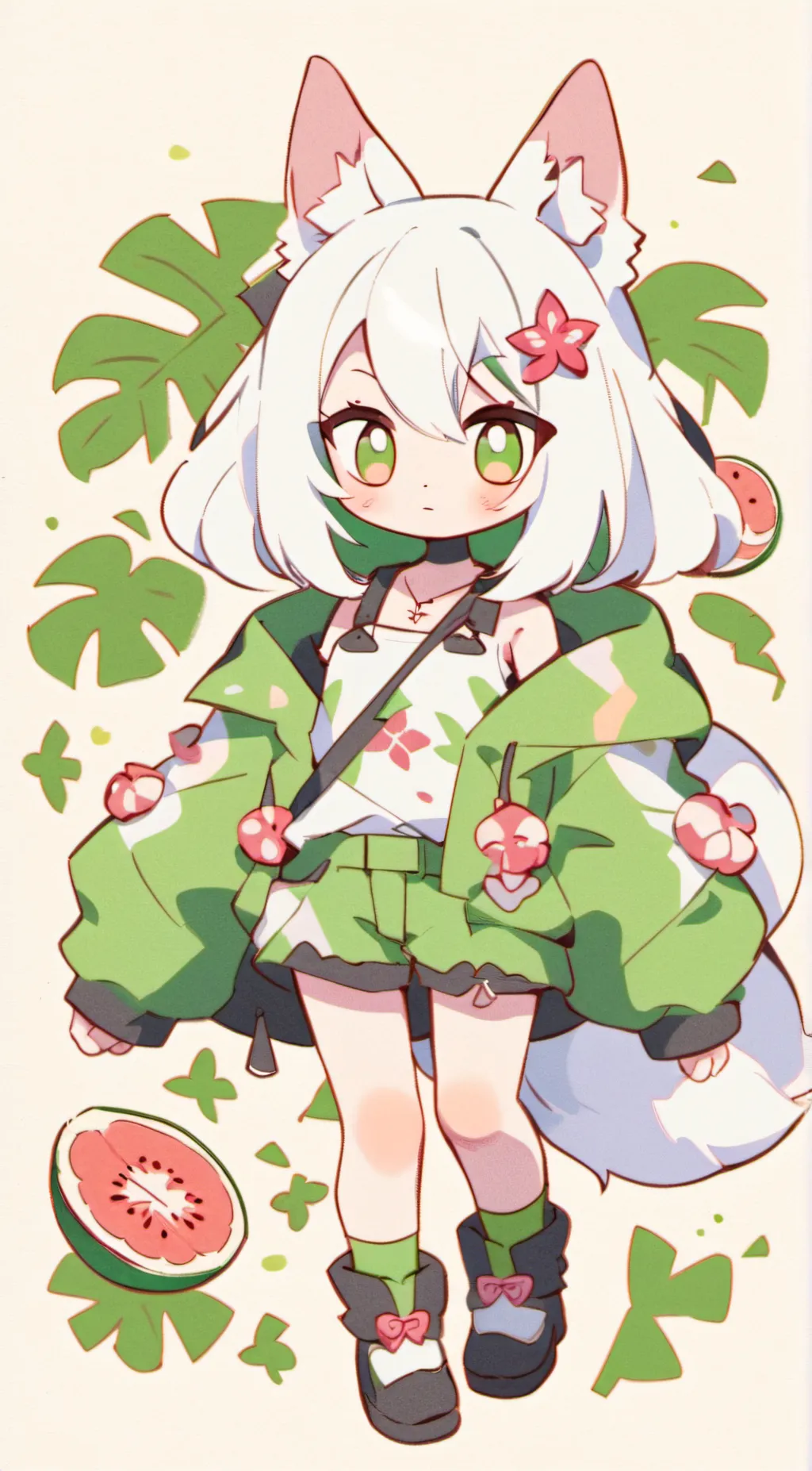 ai character: ~Beach~ background