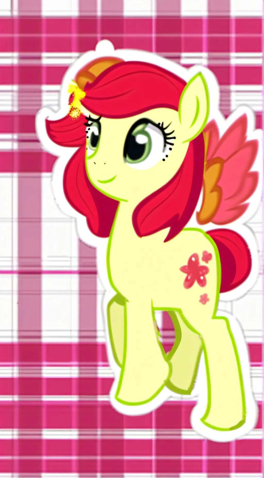 ai character: Mlp horror au tbtd background