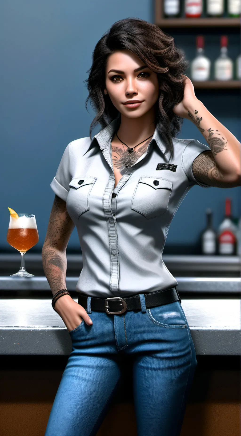 ai character: Adult Eliza background