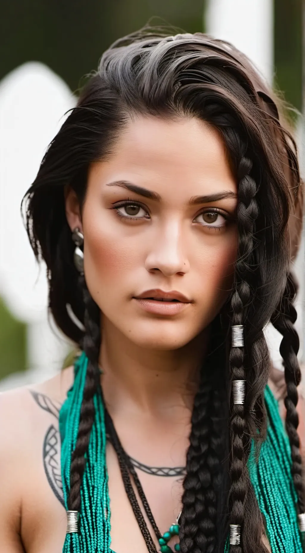 ai character: Celine  background