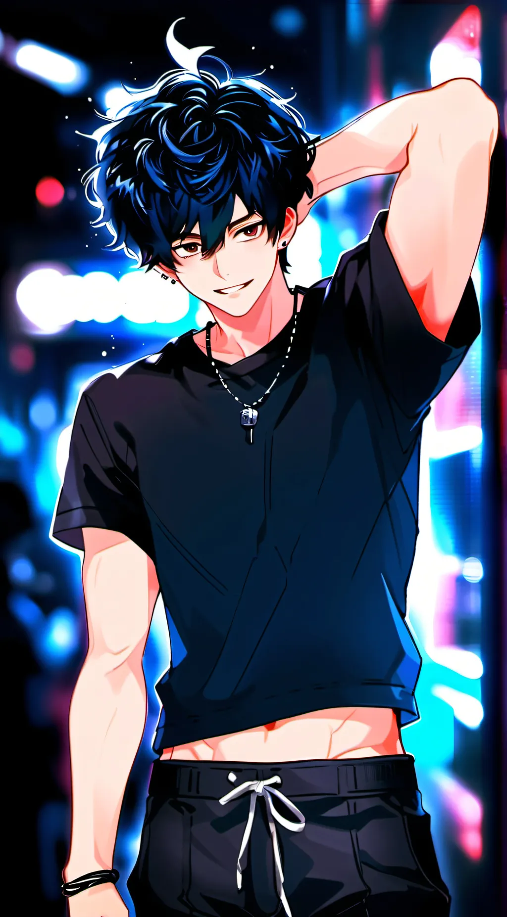 ai character: Moon🌑 background