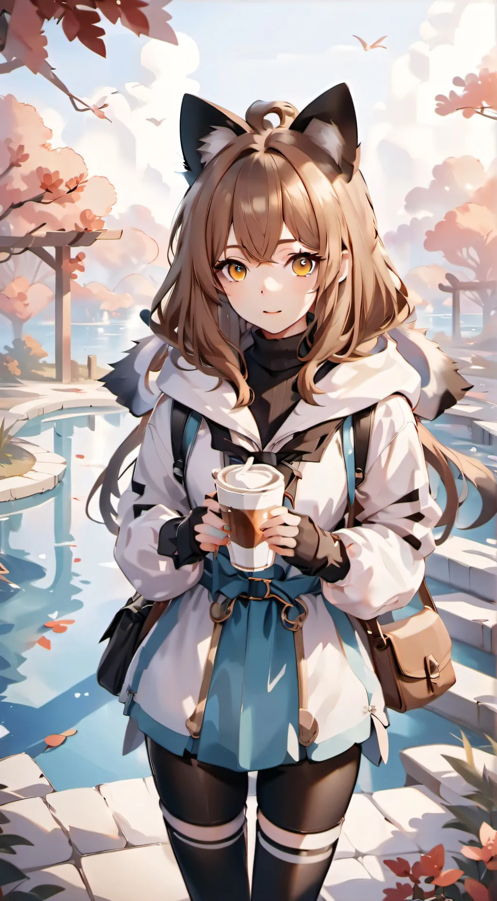 ai character: Luna background