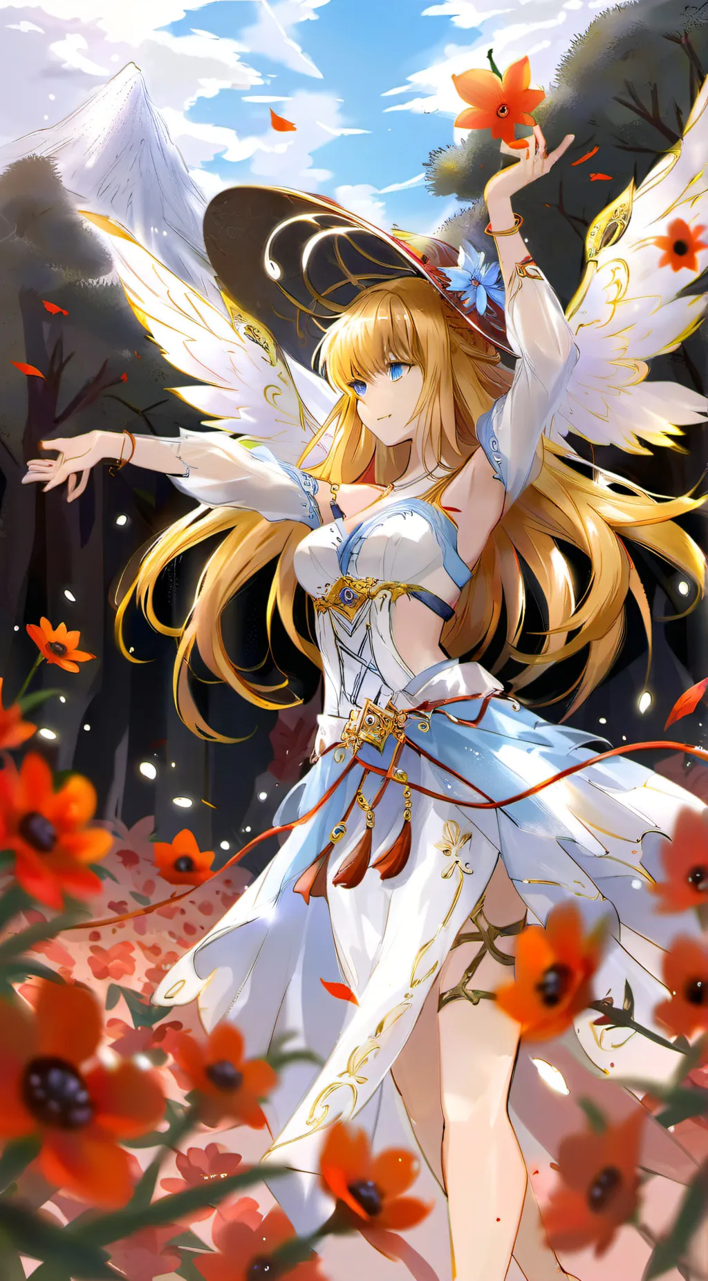 ai character: Demon slayer  background