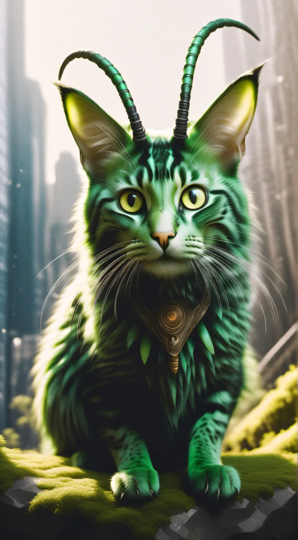 ai character: Cat background