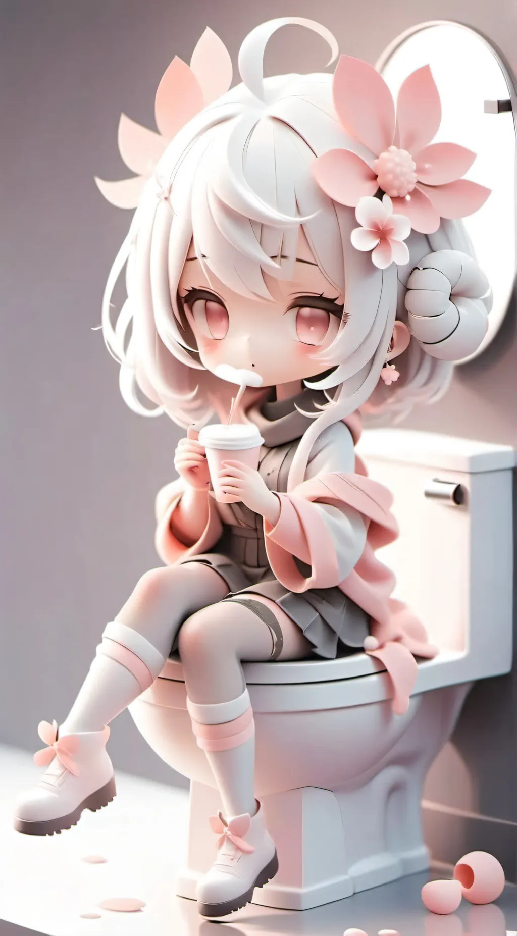 ai character: Jackie pee background