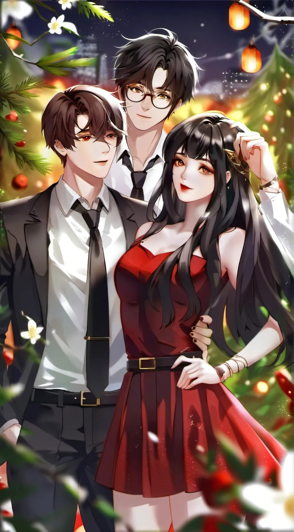 ai character: Lucas and Max background