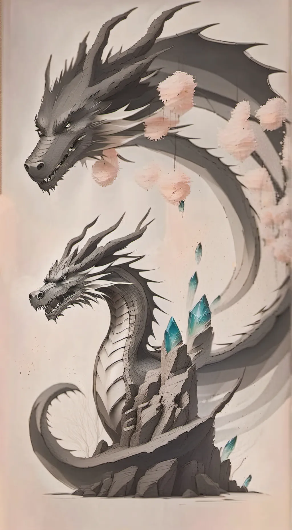 ai character: A Magical world background