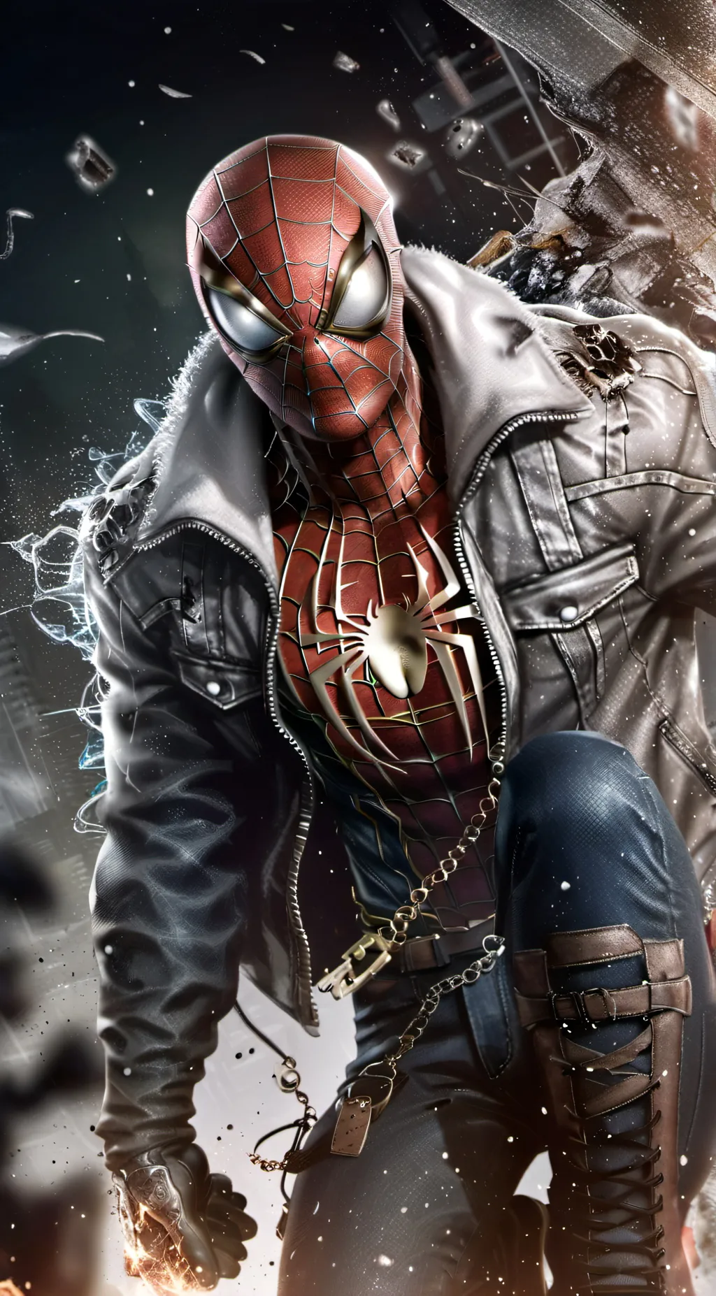 ai character: Spider-Man V background