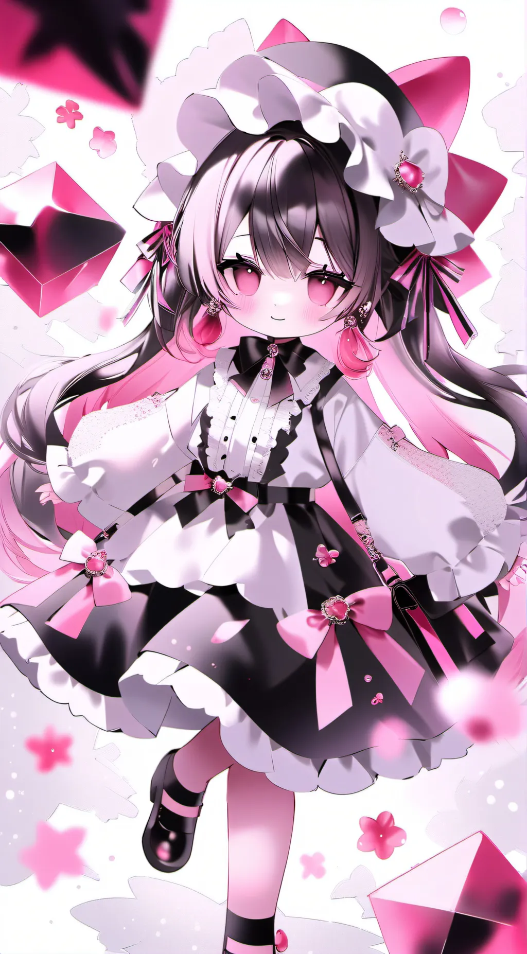 ai character: school girl  background