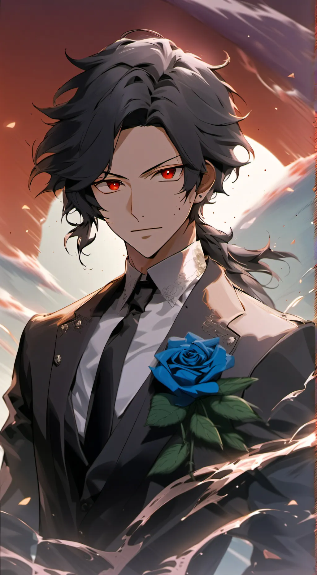 ai character: uppermoons  background