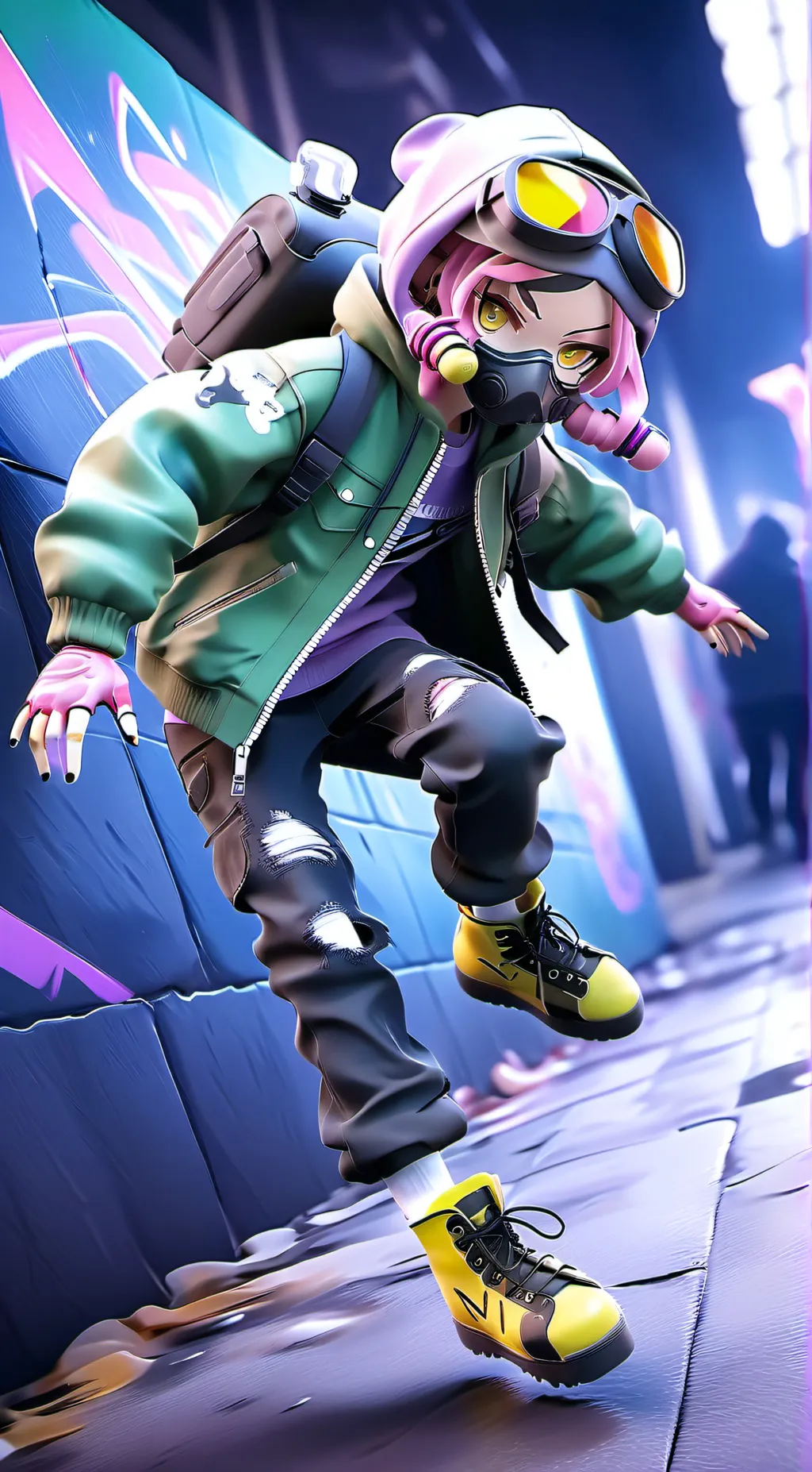 ai character: Meggy Kunz  background