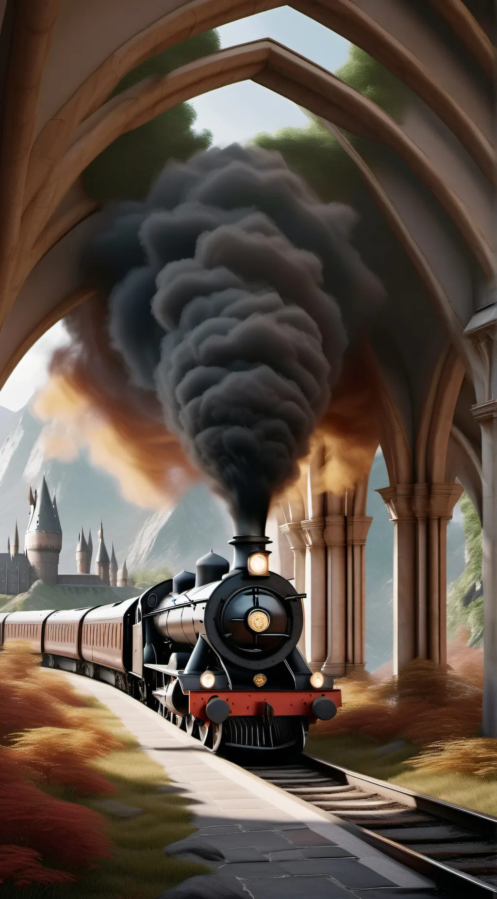 ai character: Hogwarts background
