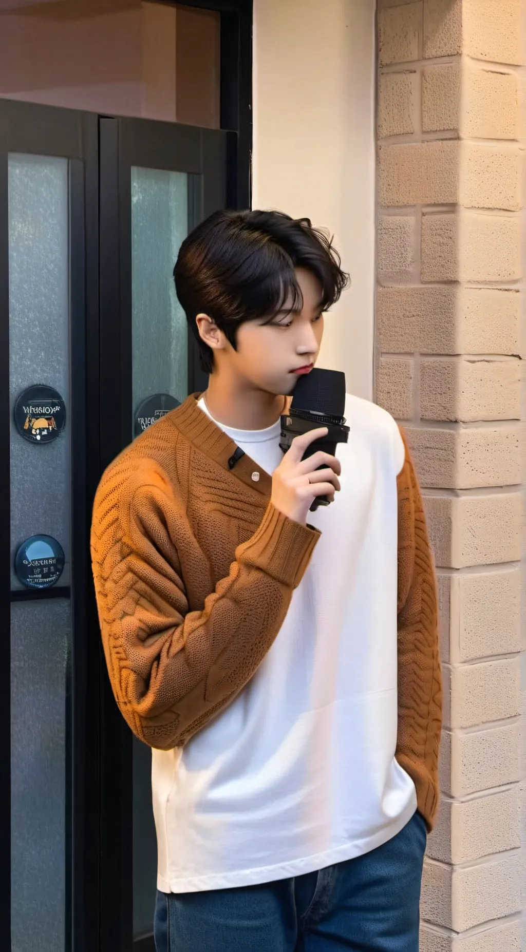 ai character: HAN JISUNG background