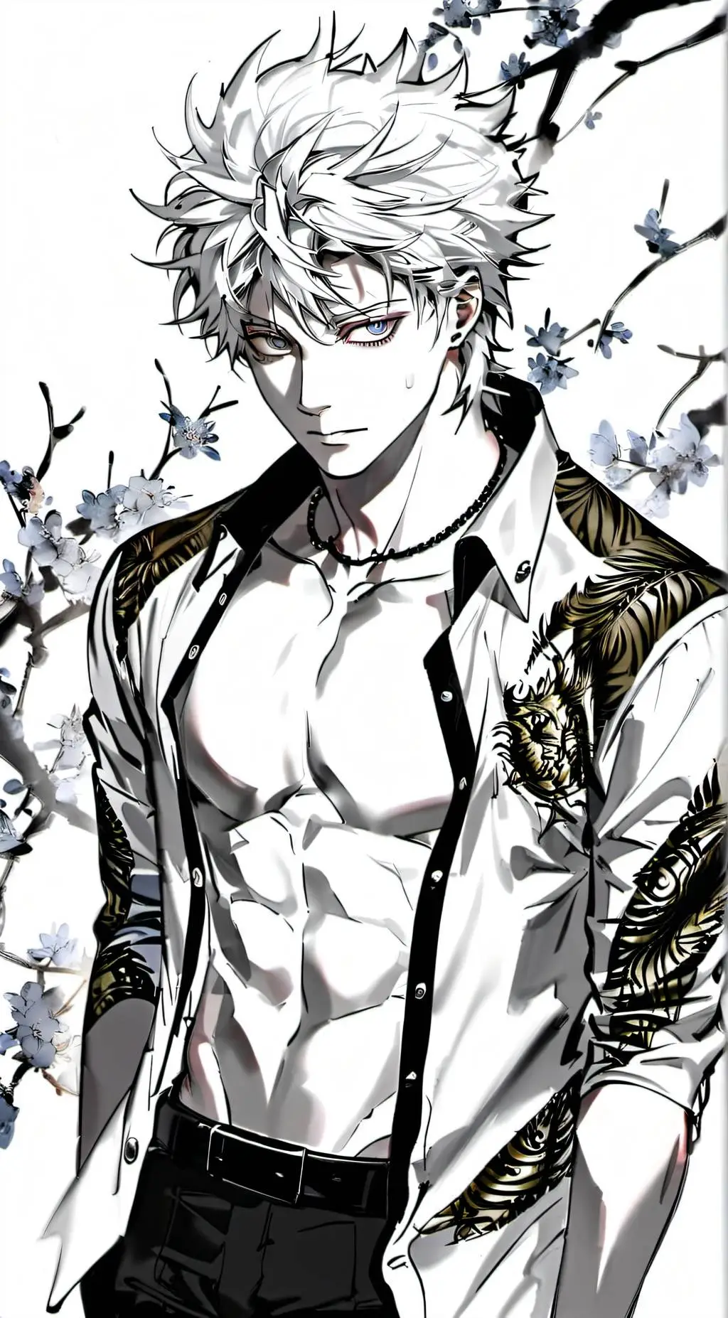 ai character: ``Satoru Gojo.`` background