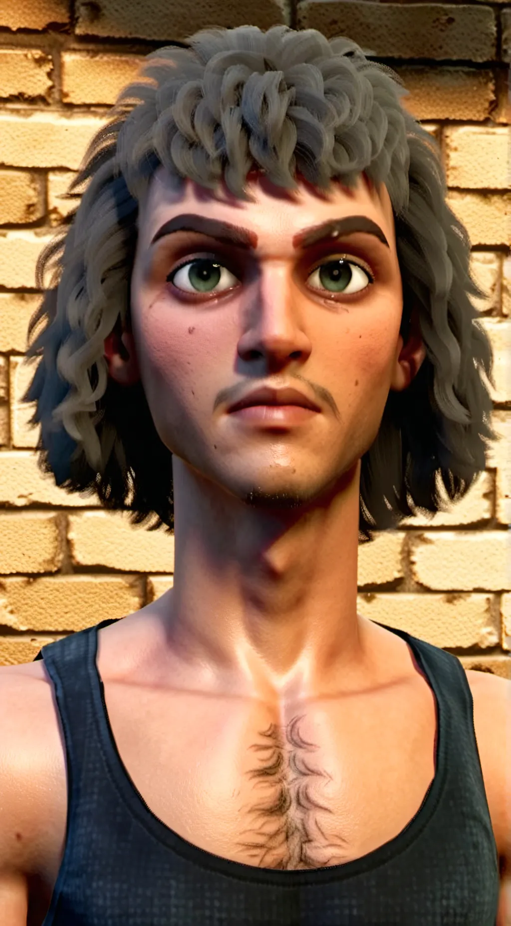 ai character: Weird dude background
