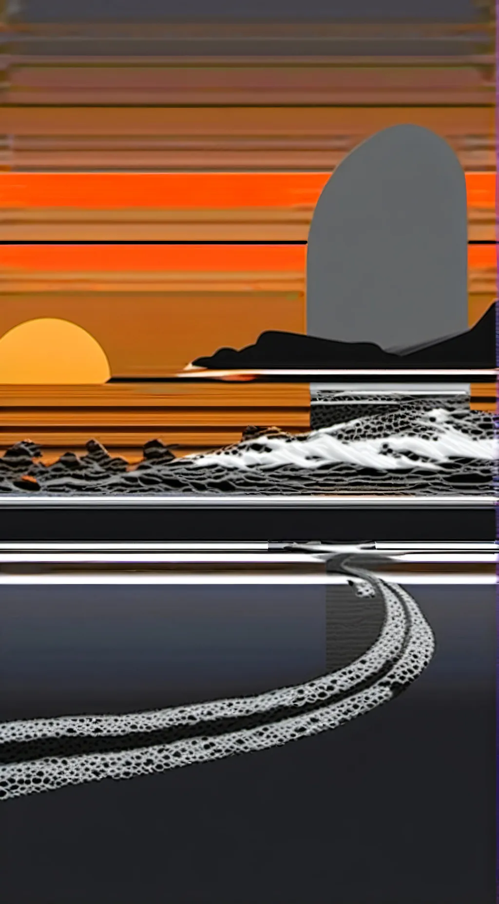 ai character: road trip background