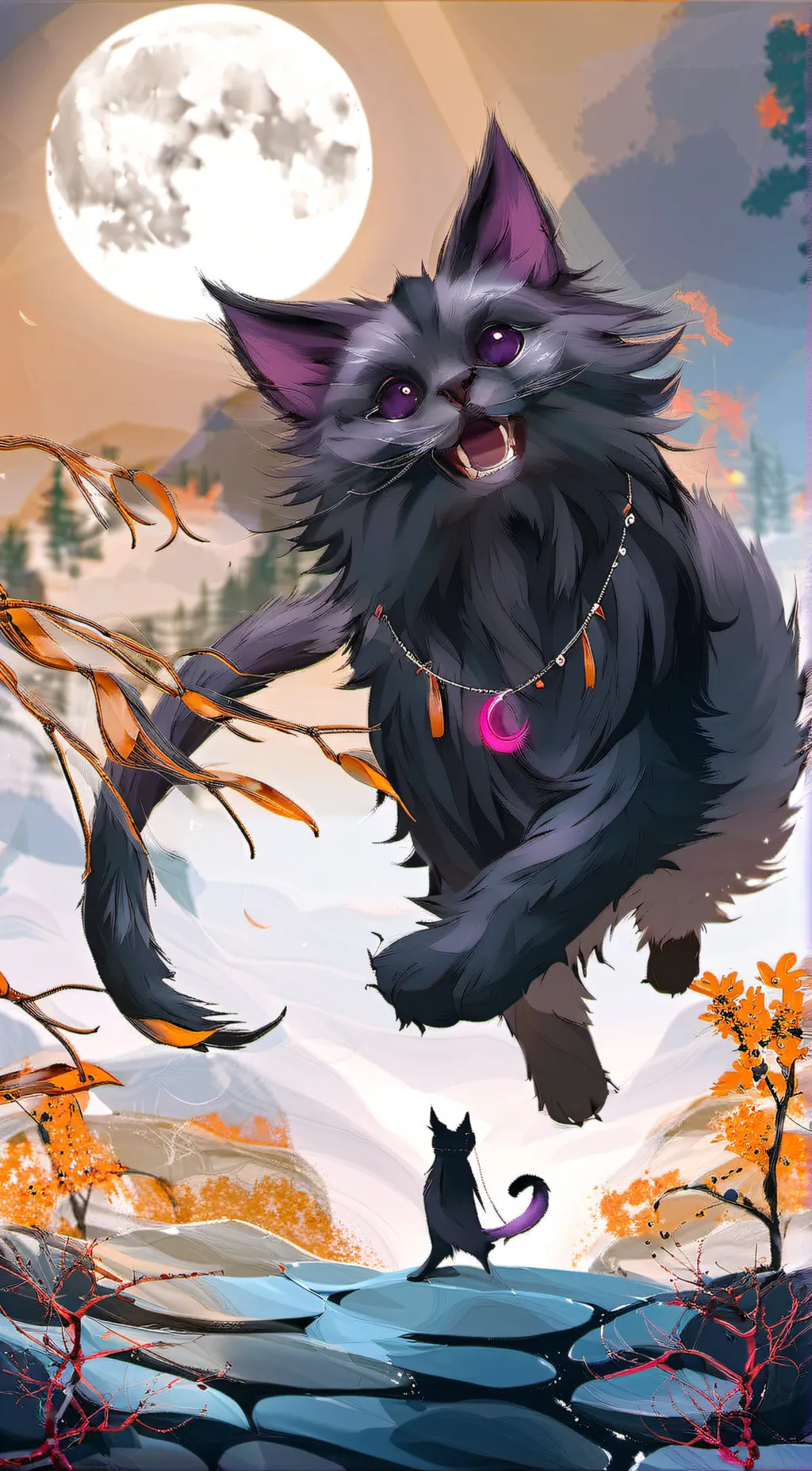 ai character: CatNap background