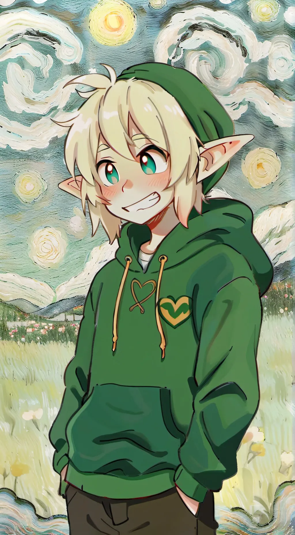 ai character: Max the elf background