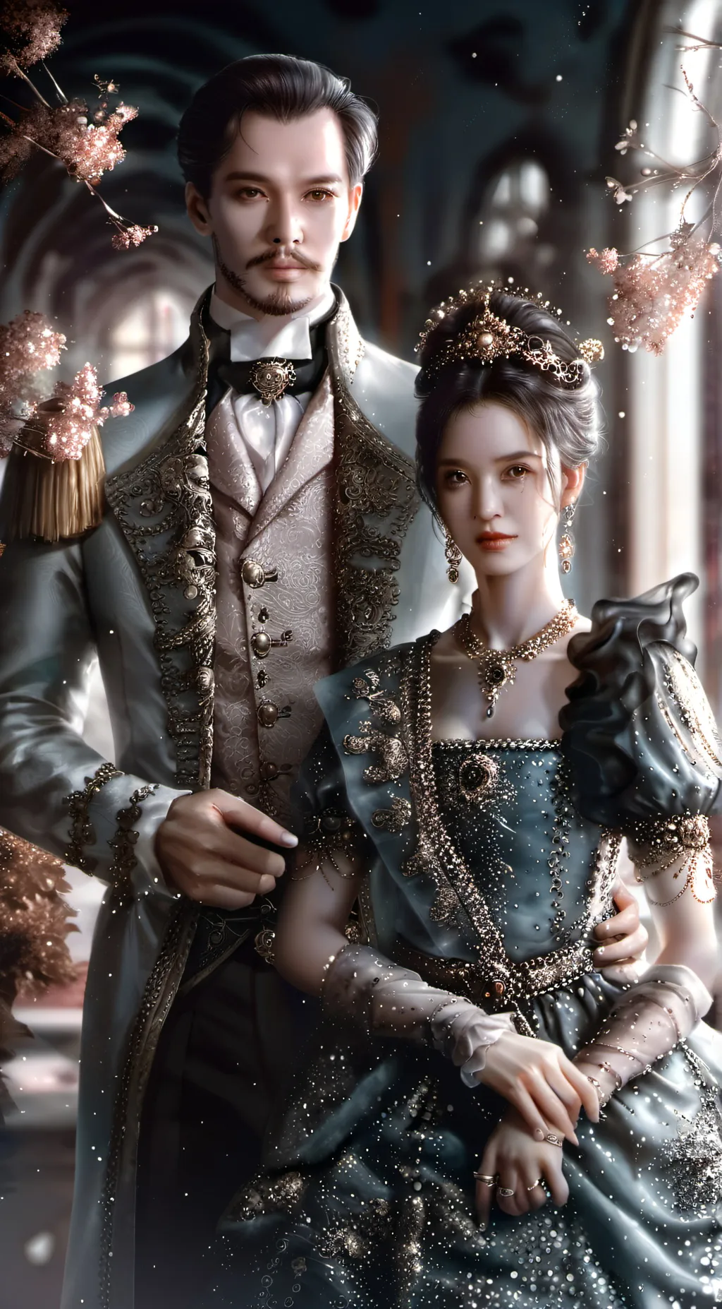 ai character: Mom and dad  background