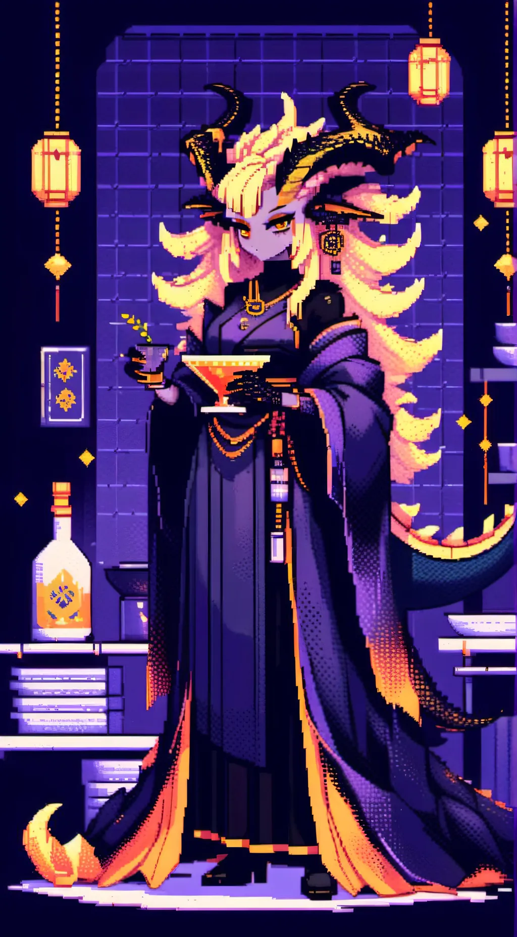 ai character: Nyxesia background