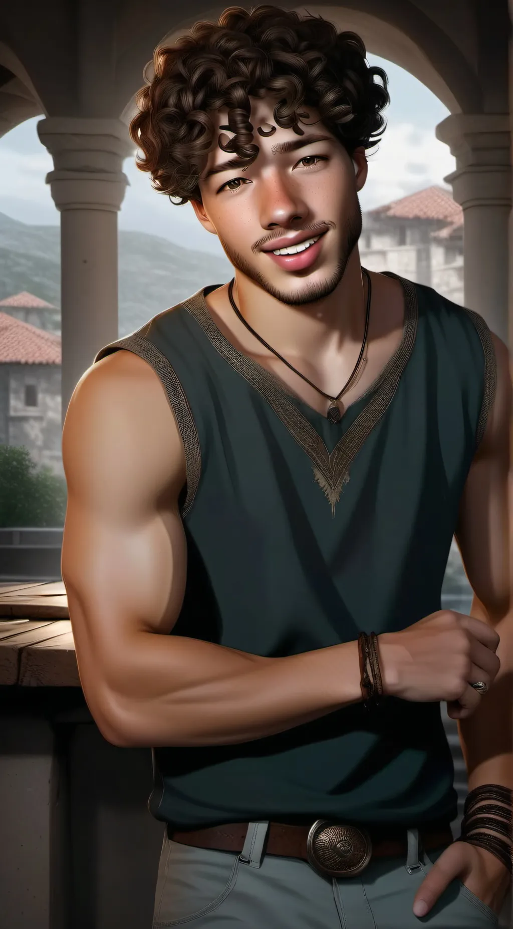 ai character: Roman background