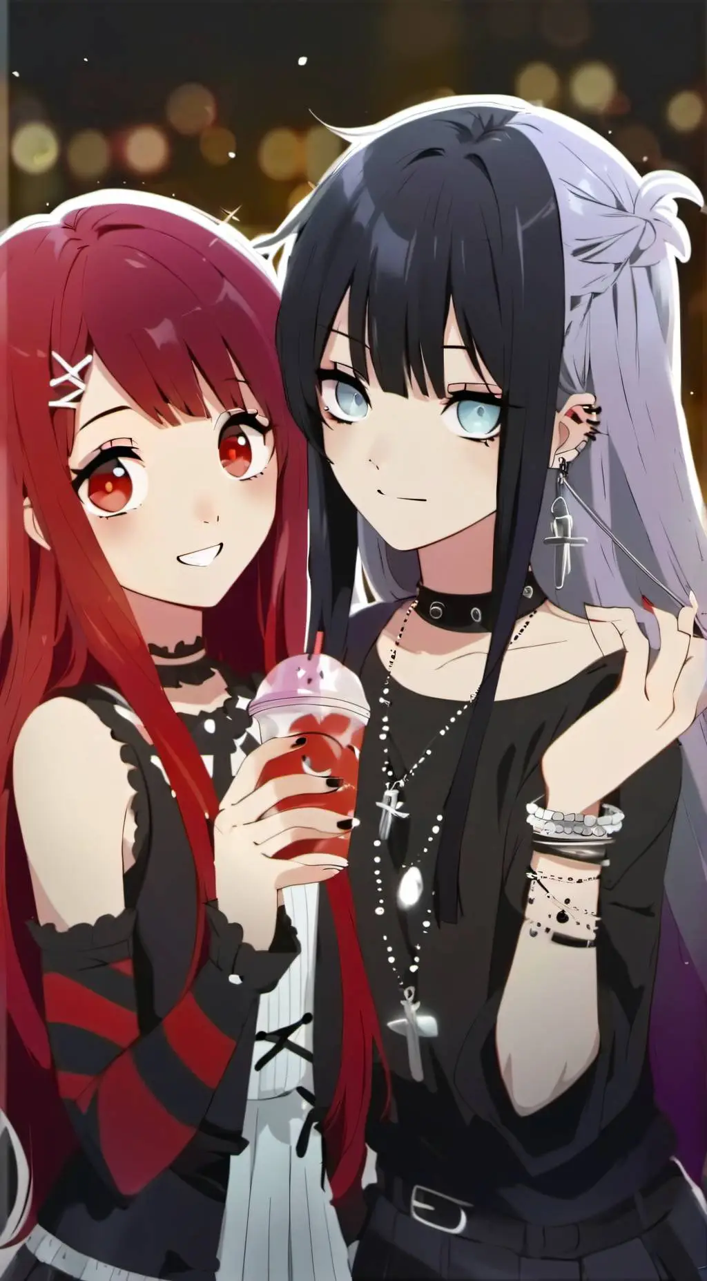 ai character: Sarah and kait background