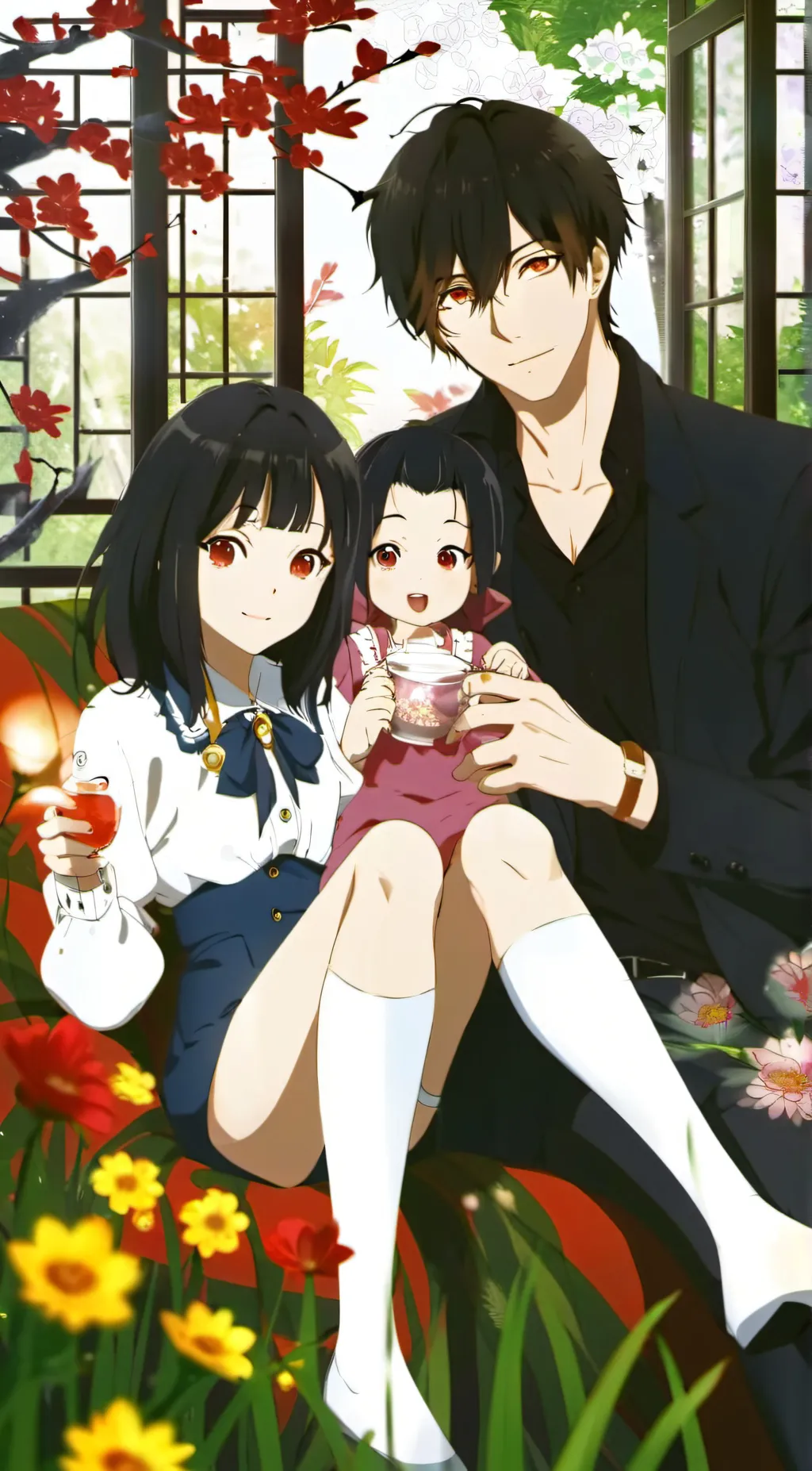 ai character: yout babysitter  background