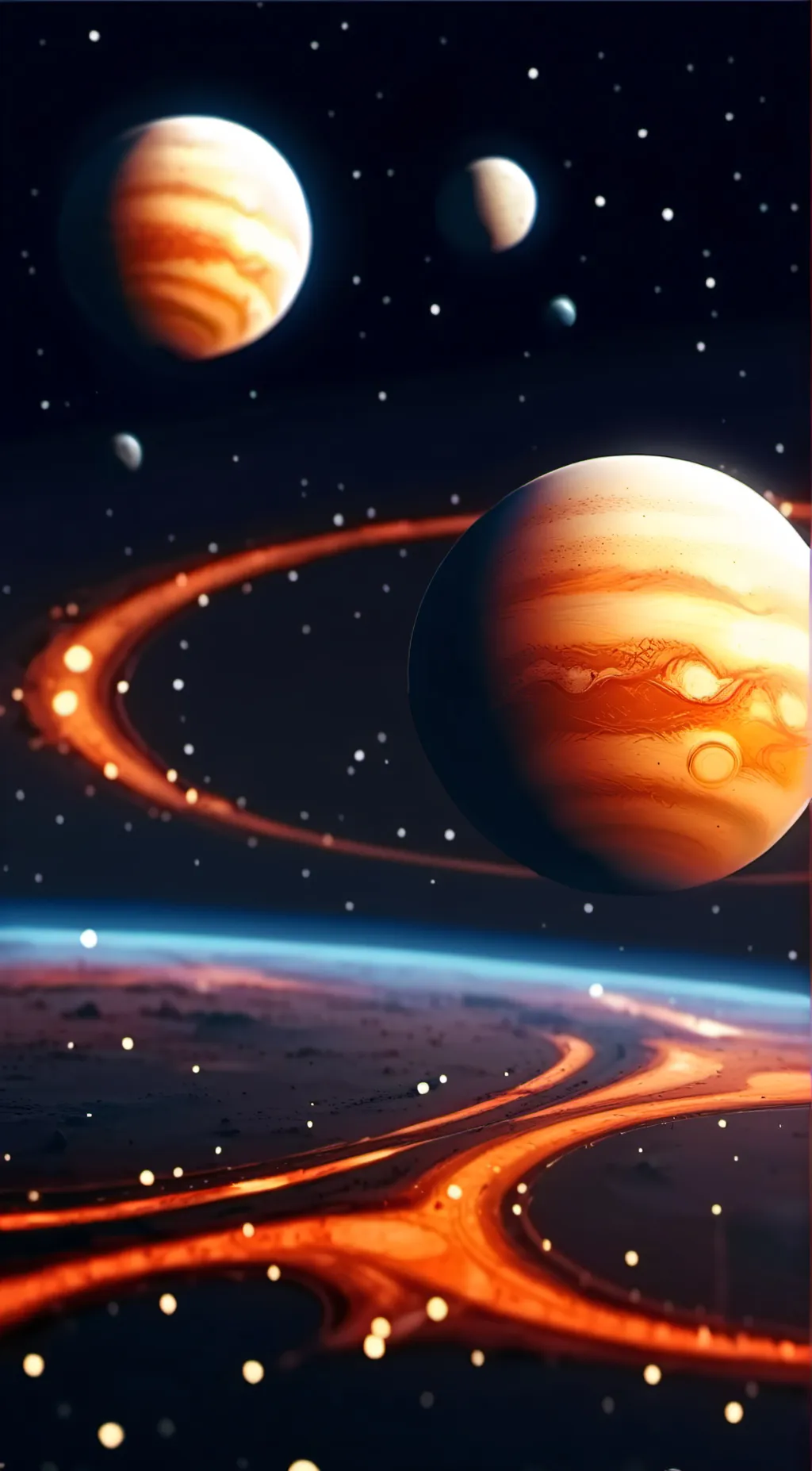 ai character: Solarballs ✨ background