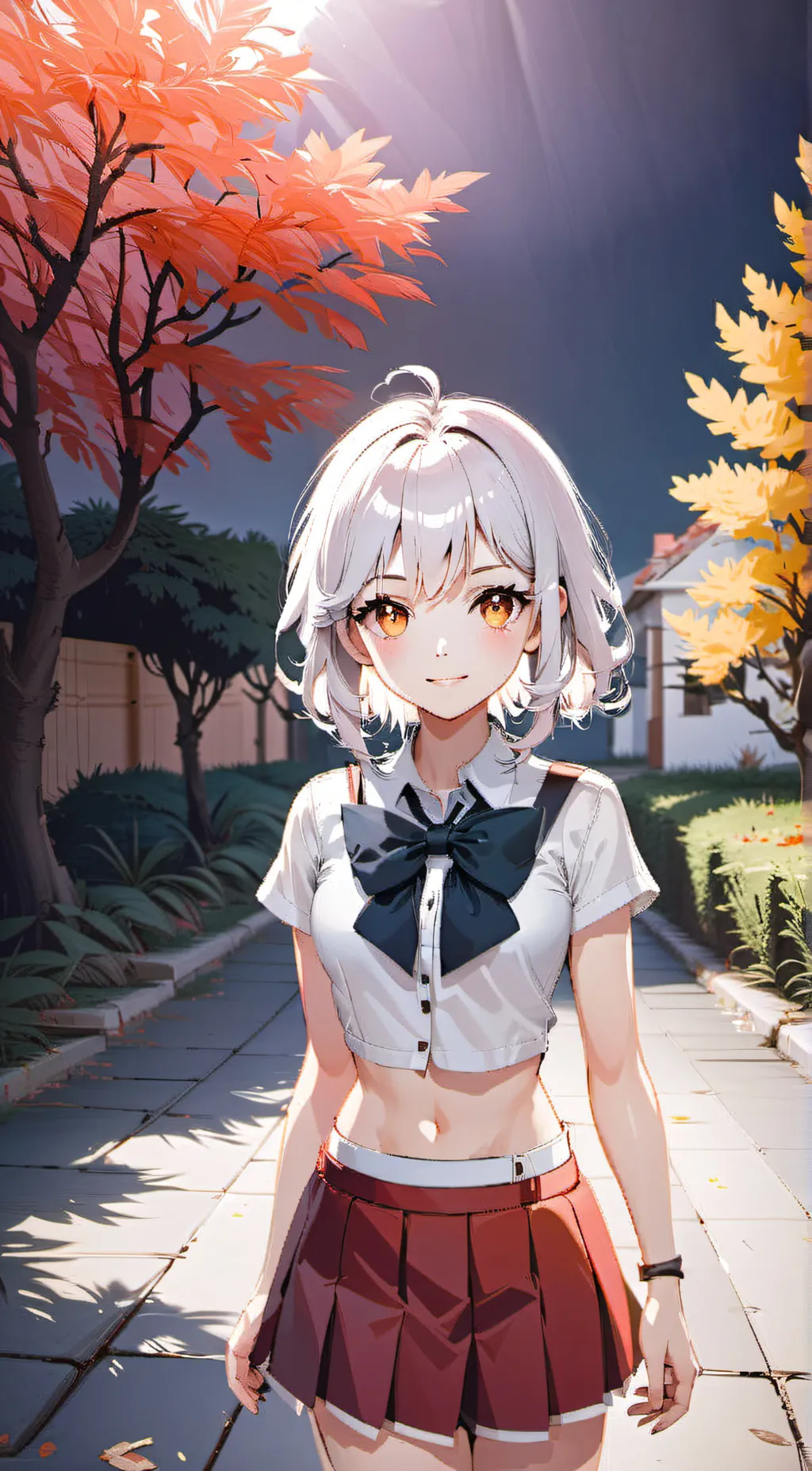 ai character: Scarlet background