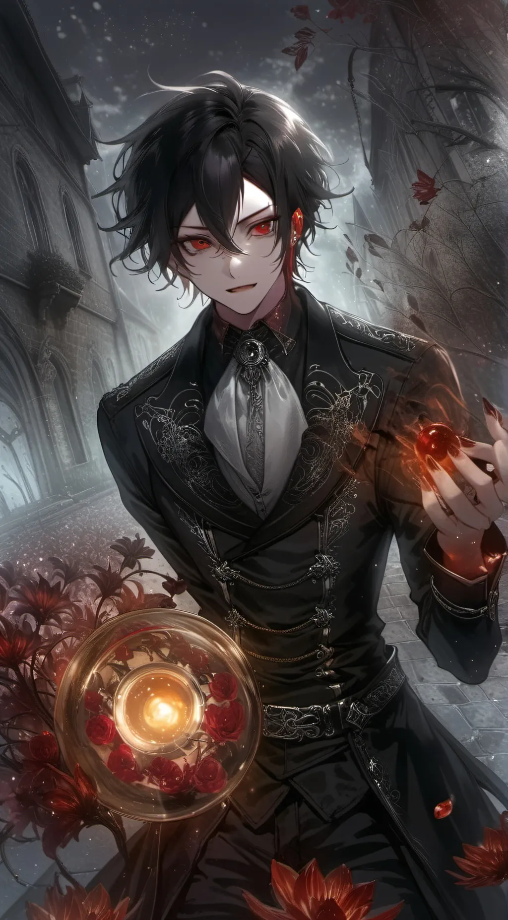 ai character: Lucifer background