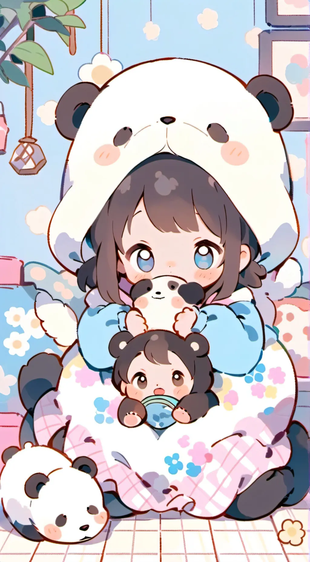 ai character: baby Lacy & tracy background