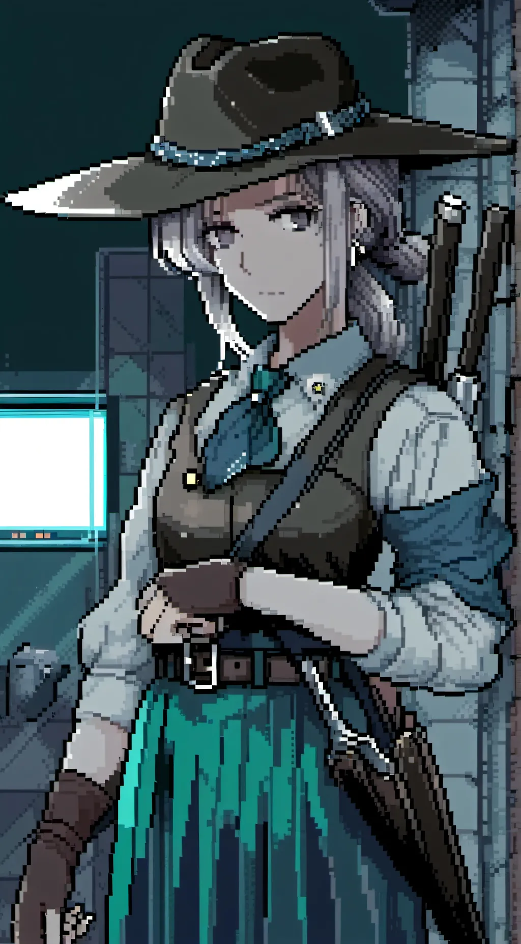 ai character: Rottmnt sheriff background