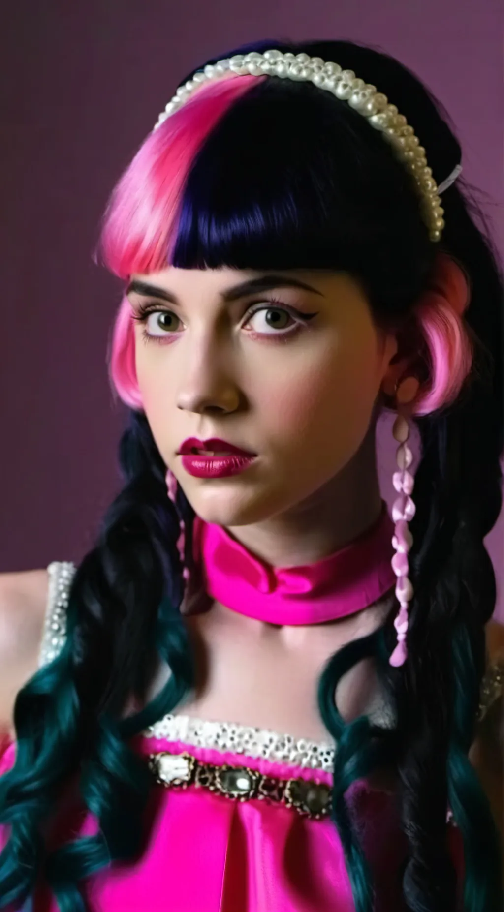 ai character: Melanie Martinez background