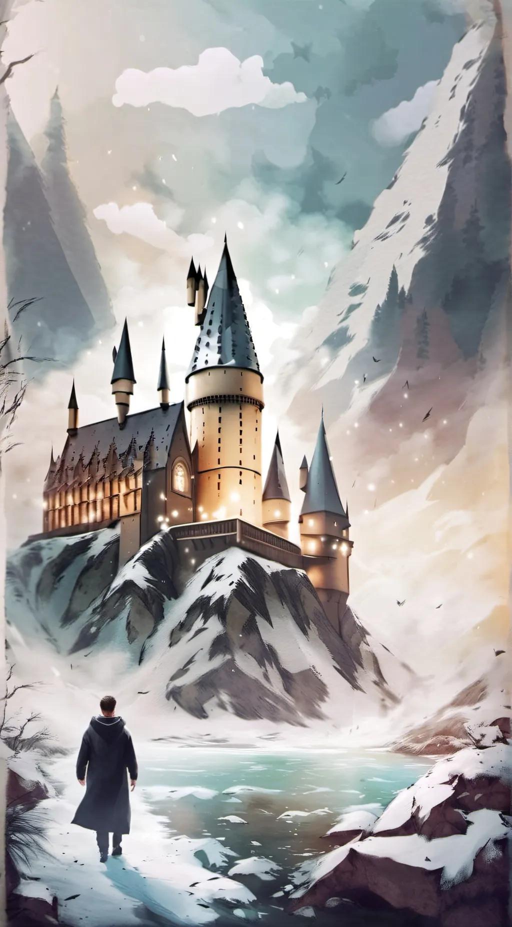 ai character: Hogwarts(sev) background